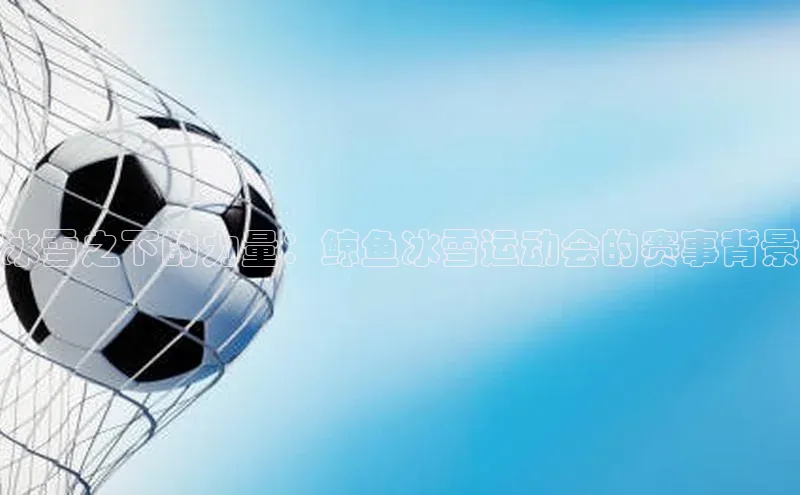 冰雪之下的力量：鲸鱼冰雪运动会的赛事背景